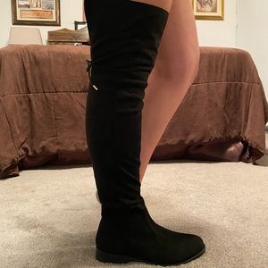 Thigh high qupid boots brand new